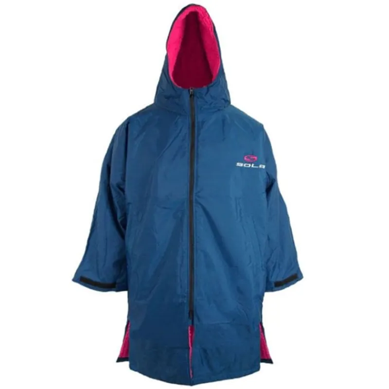 Sola Junior Waterproof Changing Coat Navy/Pink